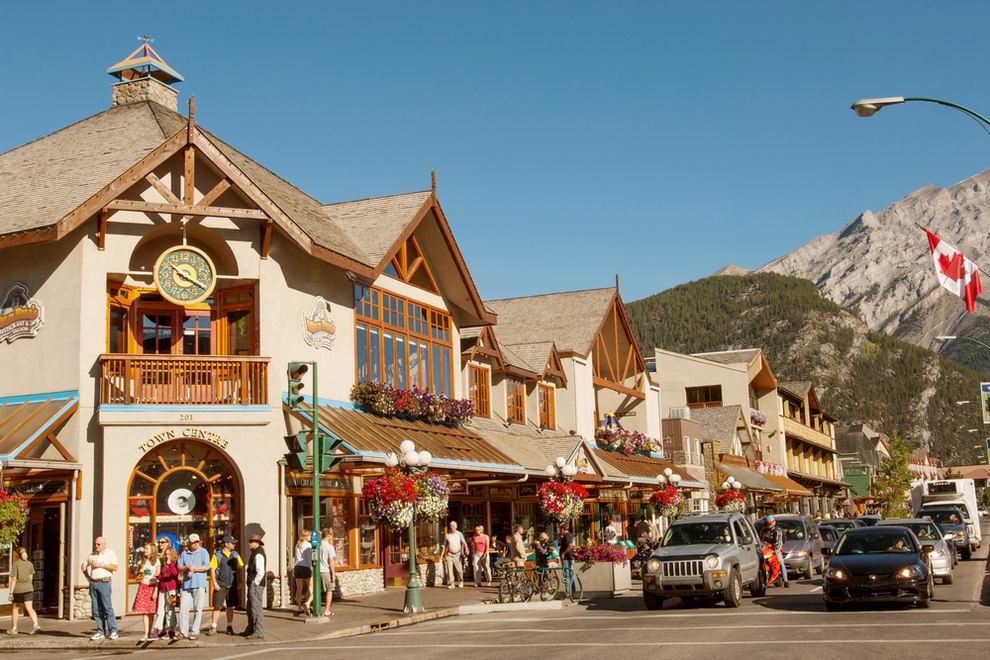 Banff Kanada látnivalók