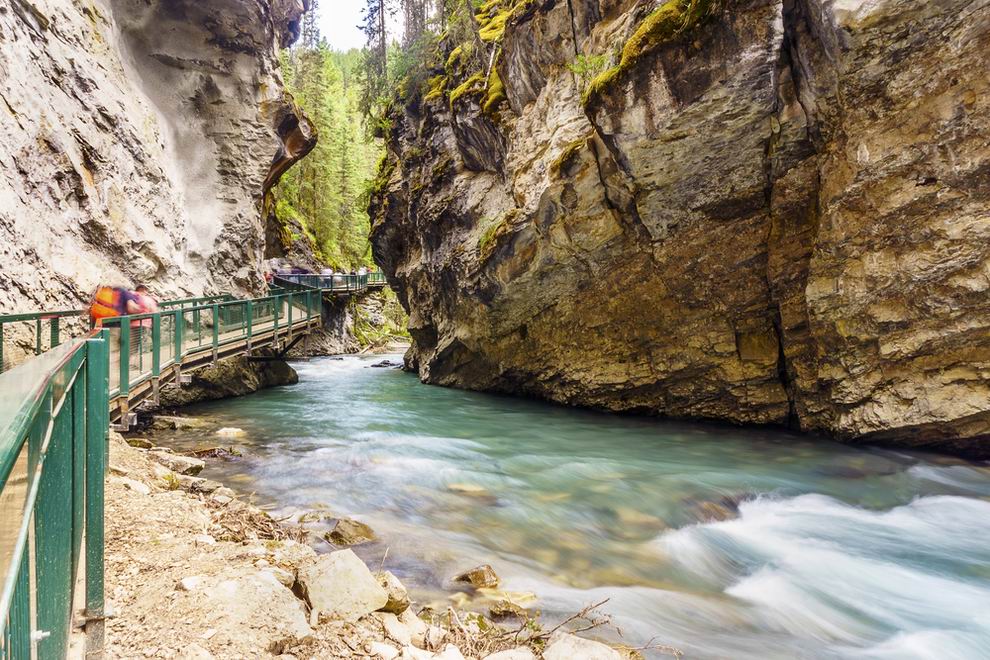 Banff Nemzeti Park Johnston Canyon Trail