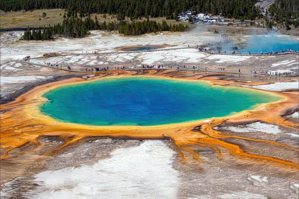 Yellowstone Nemzeti Park Midway Geyser Basin