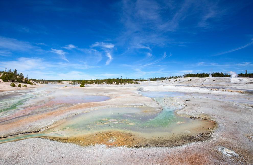 Yellowstone nemzeti park Norris Geyser Basin